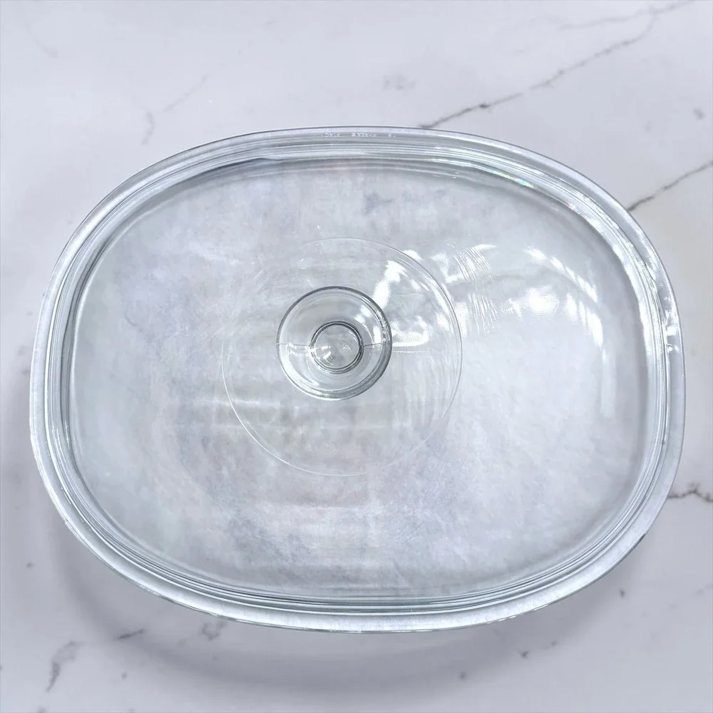 28 Pyrex F-14 C.A Clear Oval Glass Lid for 1.5 Qt Casserole or Divided Dish